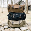 Personalized Canvas Duffle Bag: Embroidered Weekender Travel Bag