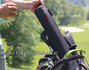 Personalized Golf Beer Sleeve, Insulated Can Carrier, Father's Day Gift