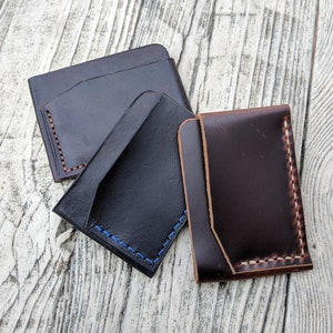 Portefeuille, portefeuille, porte-cartes, portefeuille de poche sur le devant, cadeau du jour de père, porte monnaie en cuir, portefeuille simple, pince à billets, portefeuille pour homme