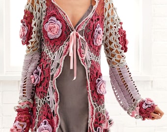 Floral Patchwork Jacket Etsy