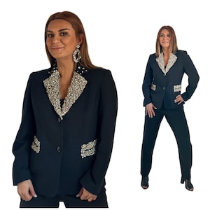 Bedazzled blazer deals