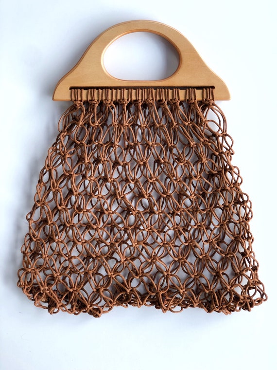 fishnet beach bag