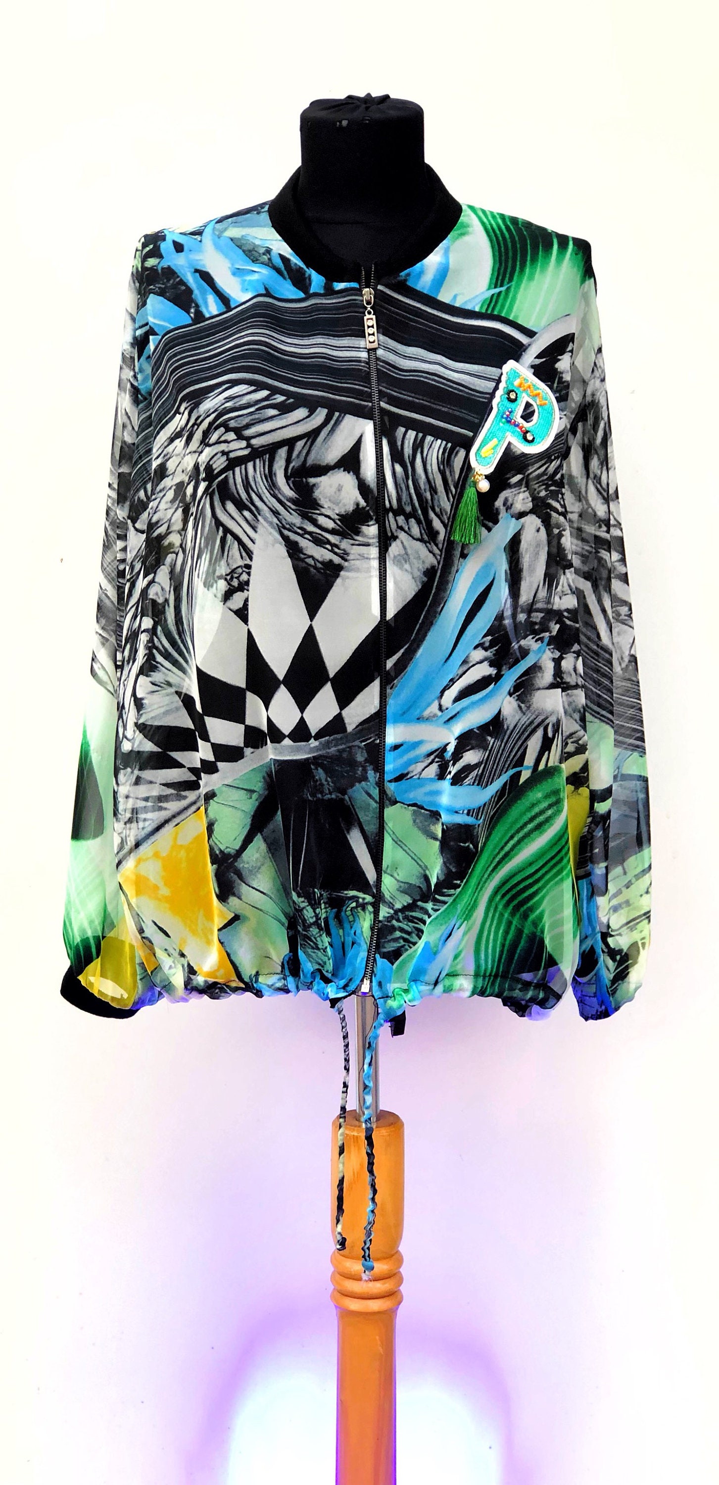 ジャケット・アウター Andequal tulle pattern sheer jacket tulle pattern sheer jacket – andequal