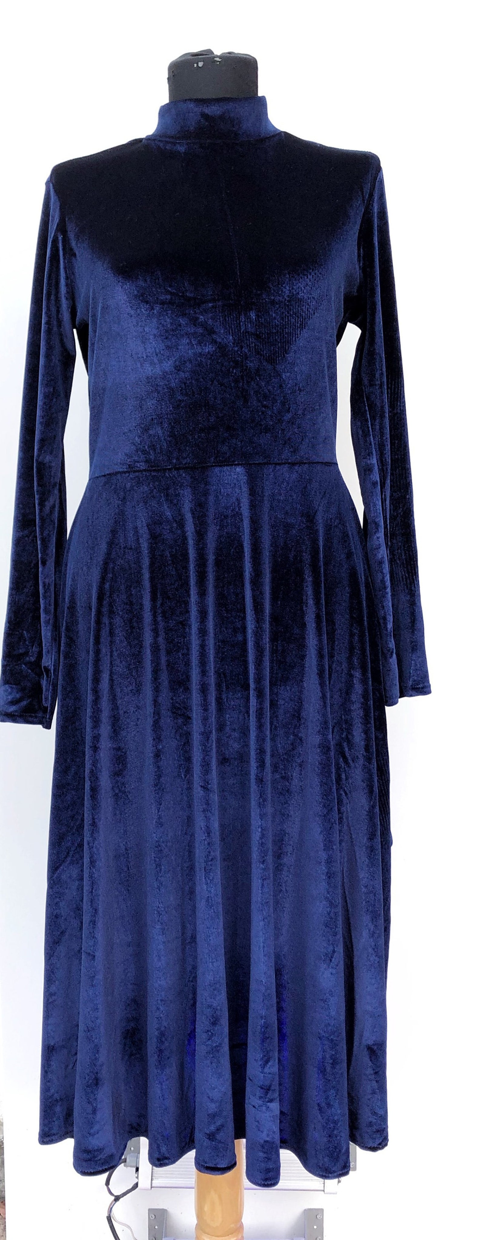 Velvet Dress Etsy