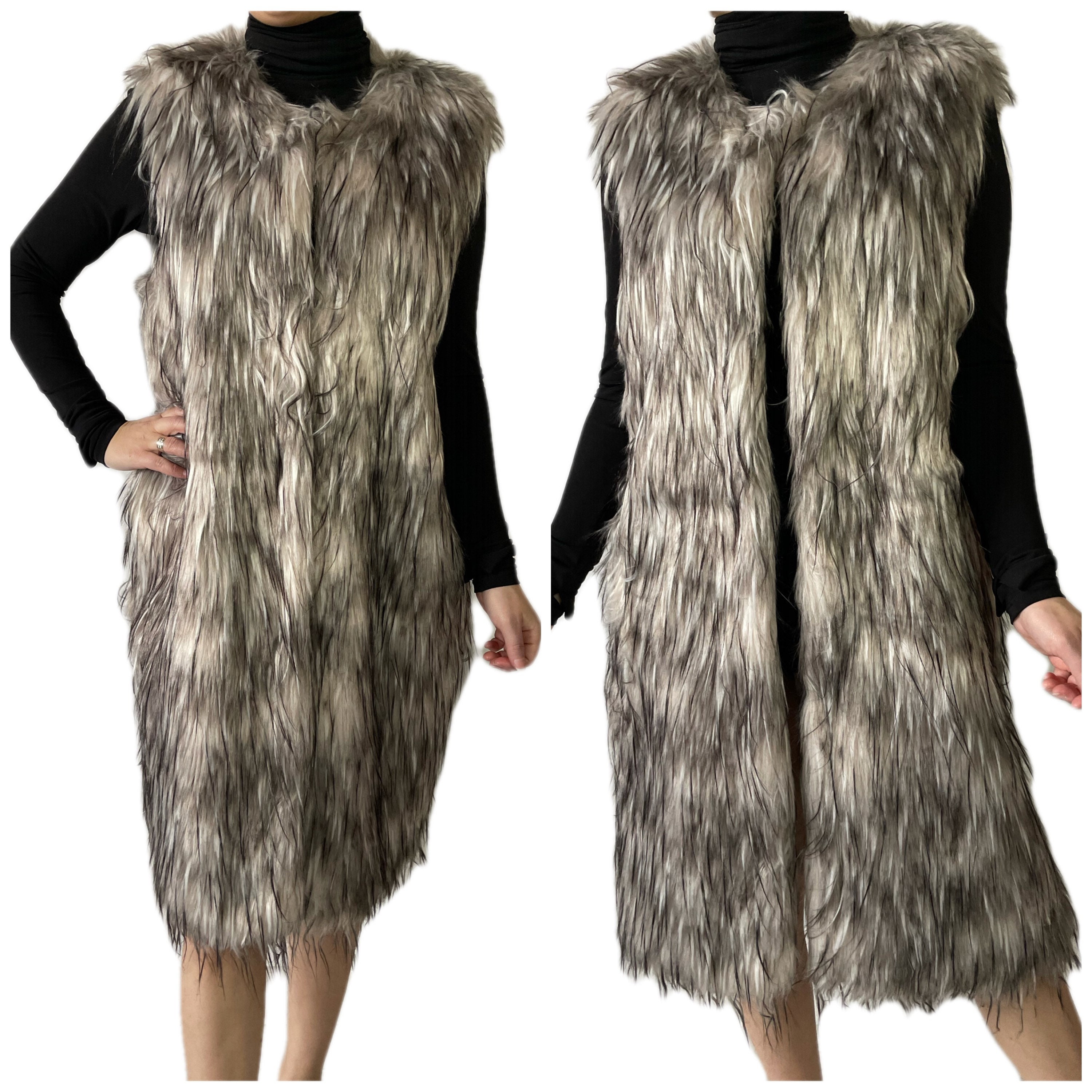 週末お値下げ】試着のみ!! バースデーバッシュ VEGAN FUR GILET