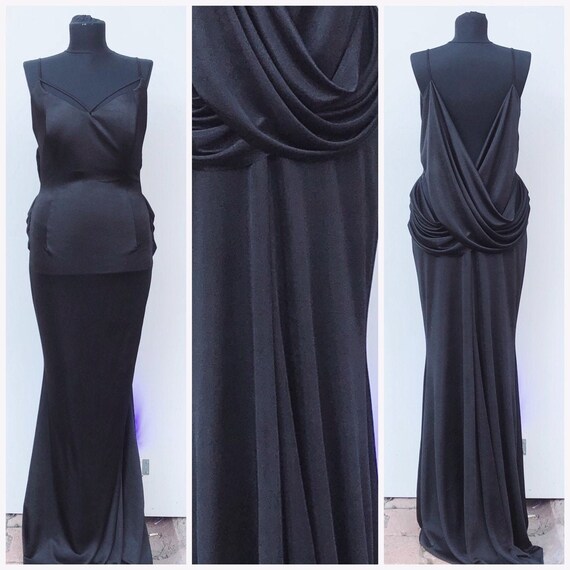 satin infinity dress