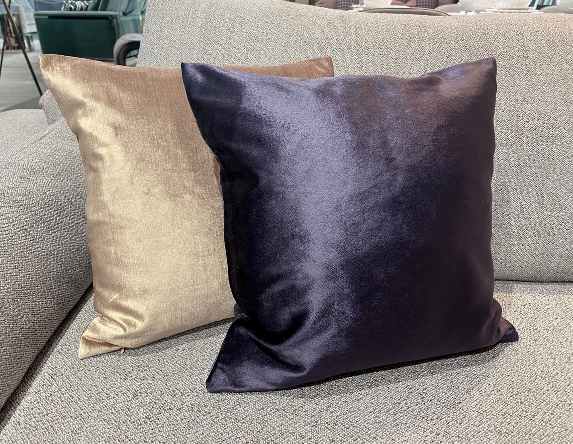 Pillow Covers Cushion Cover Plum Velvet Pillow Cover Plum Etsy