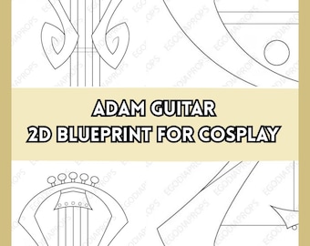 Inspired Adam Guitar - Progetto PDF per cosplay