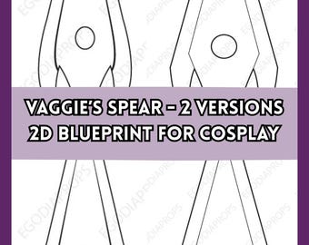 Inspired Vaggie’s Spear, progetto PDF per cosplay