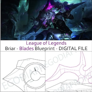 League of Legends Briar Blades - Progetto PDF per cosplay
