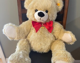 Vintage 1980's Steiff “bobby” Dangling Teddy Bear - 25” - All Tags