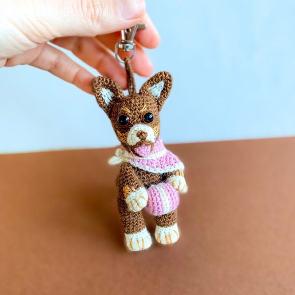 Orso e Cane Portachiavi Amigurumi PDF Schema Gratis Orso e Cane Portachiavi Amigurumi PDF Schema Gratis