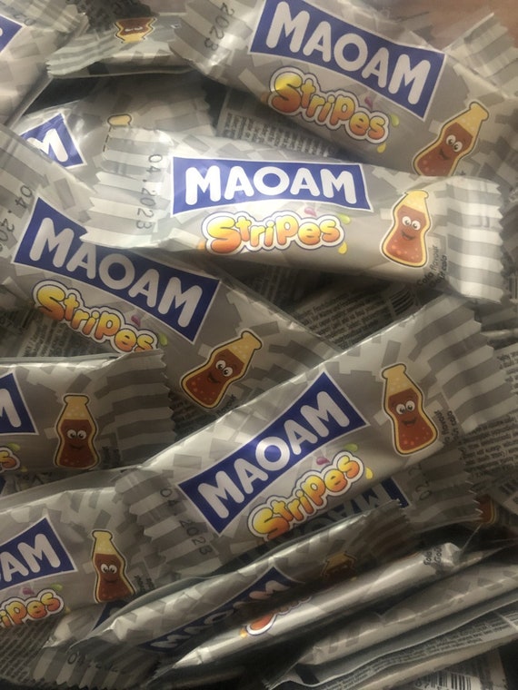 250 x Haribo Maoam Rayures SAVEUR CERISE -  France