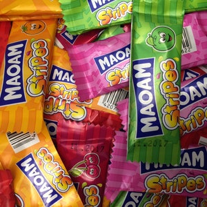 100 x Haribo Maoam Stripes by Diamond Sweets Choose Your Own Flavour, Strawberry, Raspberry, Orange, Apple, Cherry or Random Mix image 7