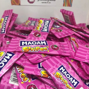 100 x Haribo Maoam Stripes by Diamond Sweets Choose Your Own Flavour, Strawberry, Raspberry, Orange, Apple, Cherry or Random Mix image 6