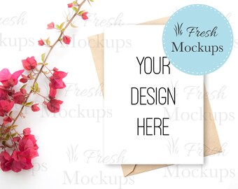 Greeting Card Mockup Etsy