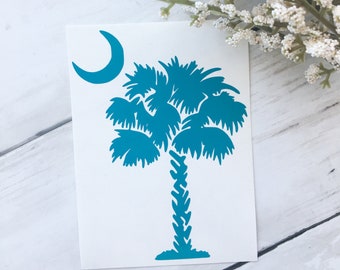 Palmetto Tree Decal | Palmetto Tree | South Carolina | Palmetto Sticker | South Carolina Decal | Yeti Decal | Palmetto State | Car Decal