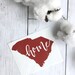 South Carolina Home Decal South Carolina Vinyl Decal State | Etsy