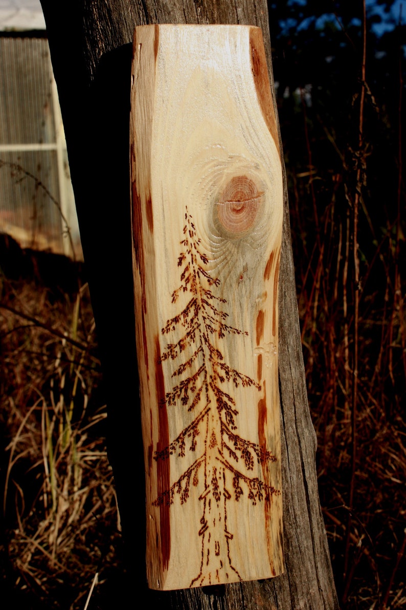 Wood burning art tree wood burn Pyrography Wood burning art Etsy