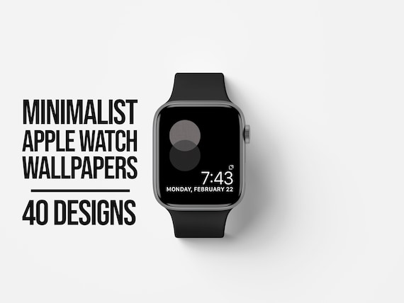 Fondos de pantalla minimalistas del Apple Watch Incluye 40 - Etsy España