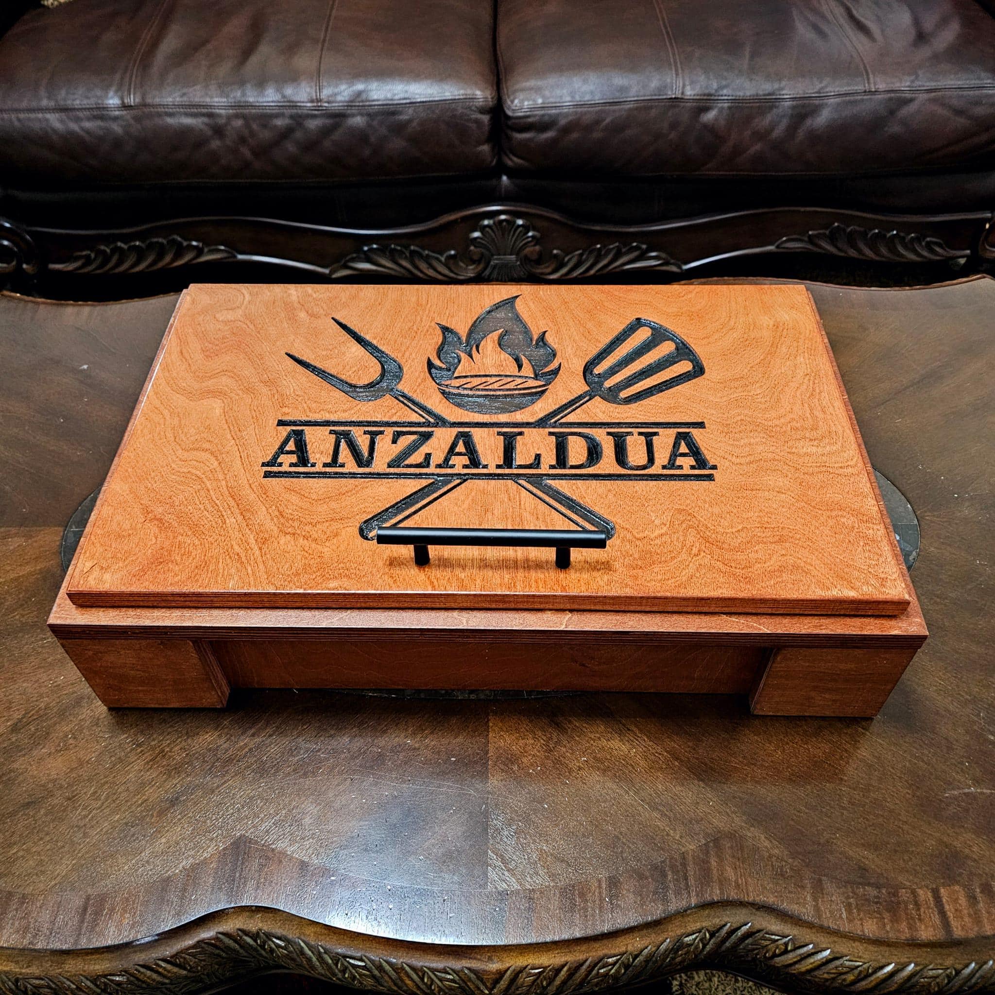 Custom Meat Box, BBQ Wood Box, Gift for Him, BBQ warmer box, BBQ Accessories, Dads Gift, Christmas Gift, Fathers Day, San Valentine's Day
