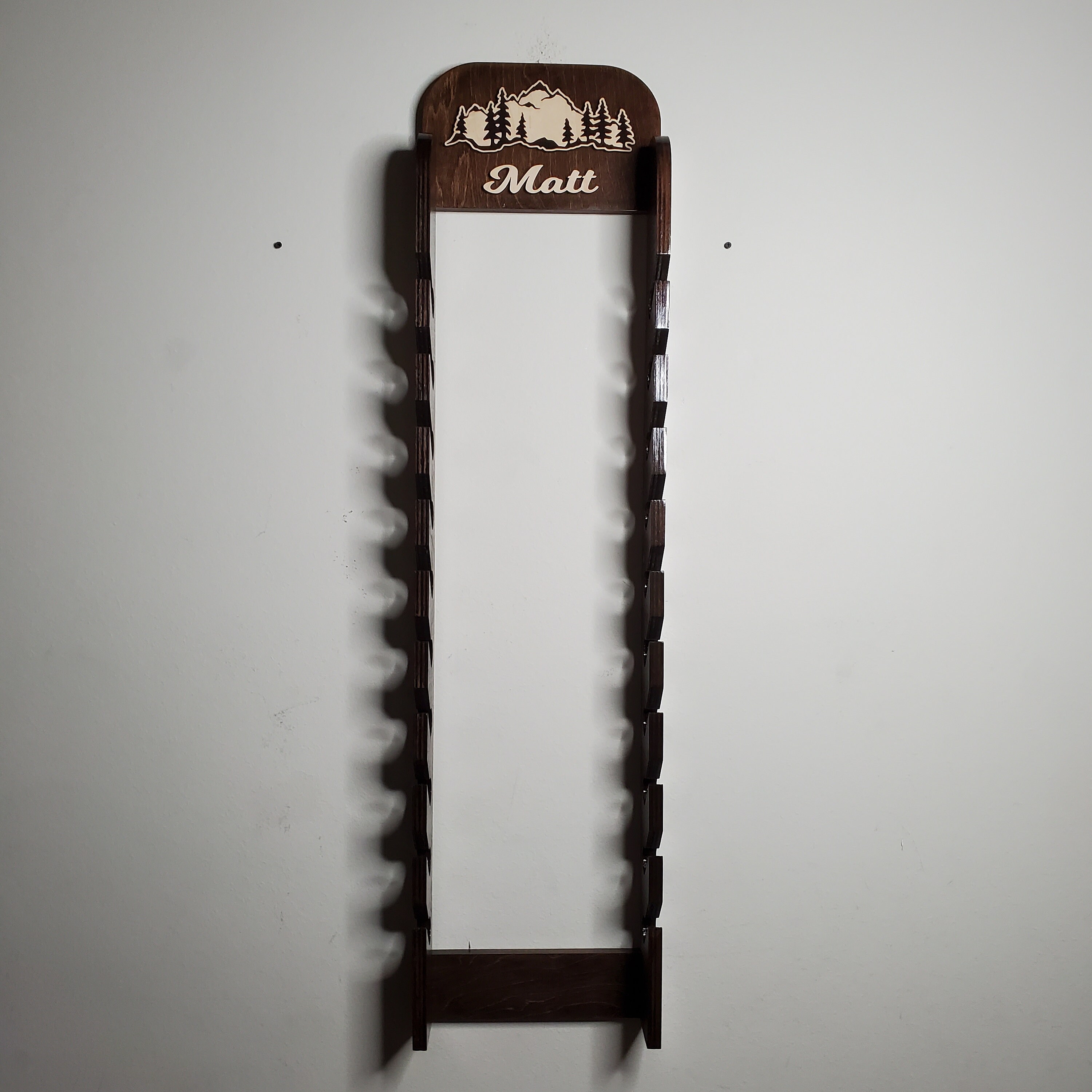 Custom Stocking Cap Rack Personalized Cap Rack, Holds 20 Baseball Caps, Custom Logo - Etsy