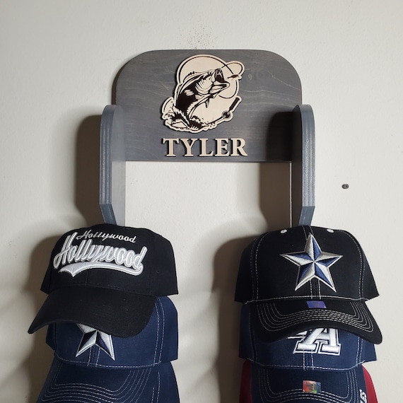 Custom Cap Rack for 20 Caps Hat Rack Carved Cap Rack Personalize Cap Rack Baseball Cap Rack Christmas Gift Gifts for All Ocassion Etsy