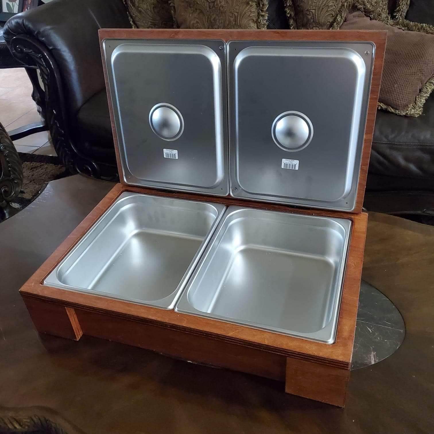 Custom Meat Box, BBQ Wood Box, Gift for Him, BBQ warmer box, BBQ Accessories, Dads Gift, Christmas Gift, Fathers Day, San Valentine's Day