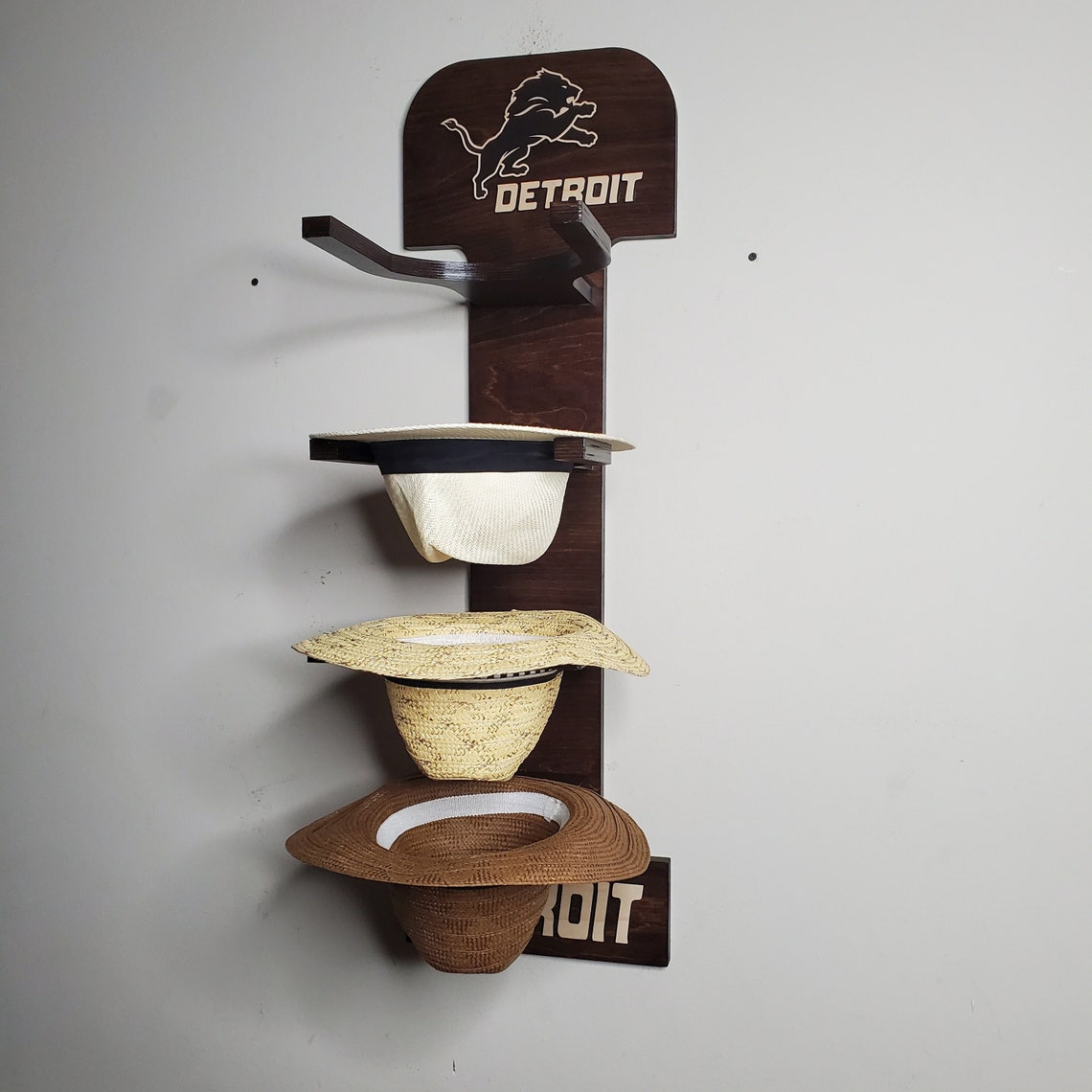Hat Rack custom Hat Rack Personalize Hat Rack Cowboys Hat Etsy