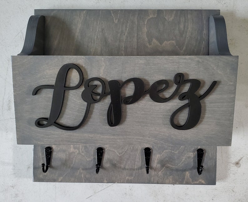 Key Holder Mailbox Indoor Mailbox Mailbox Key Holder Etsy