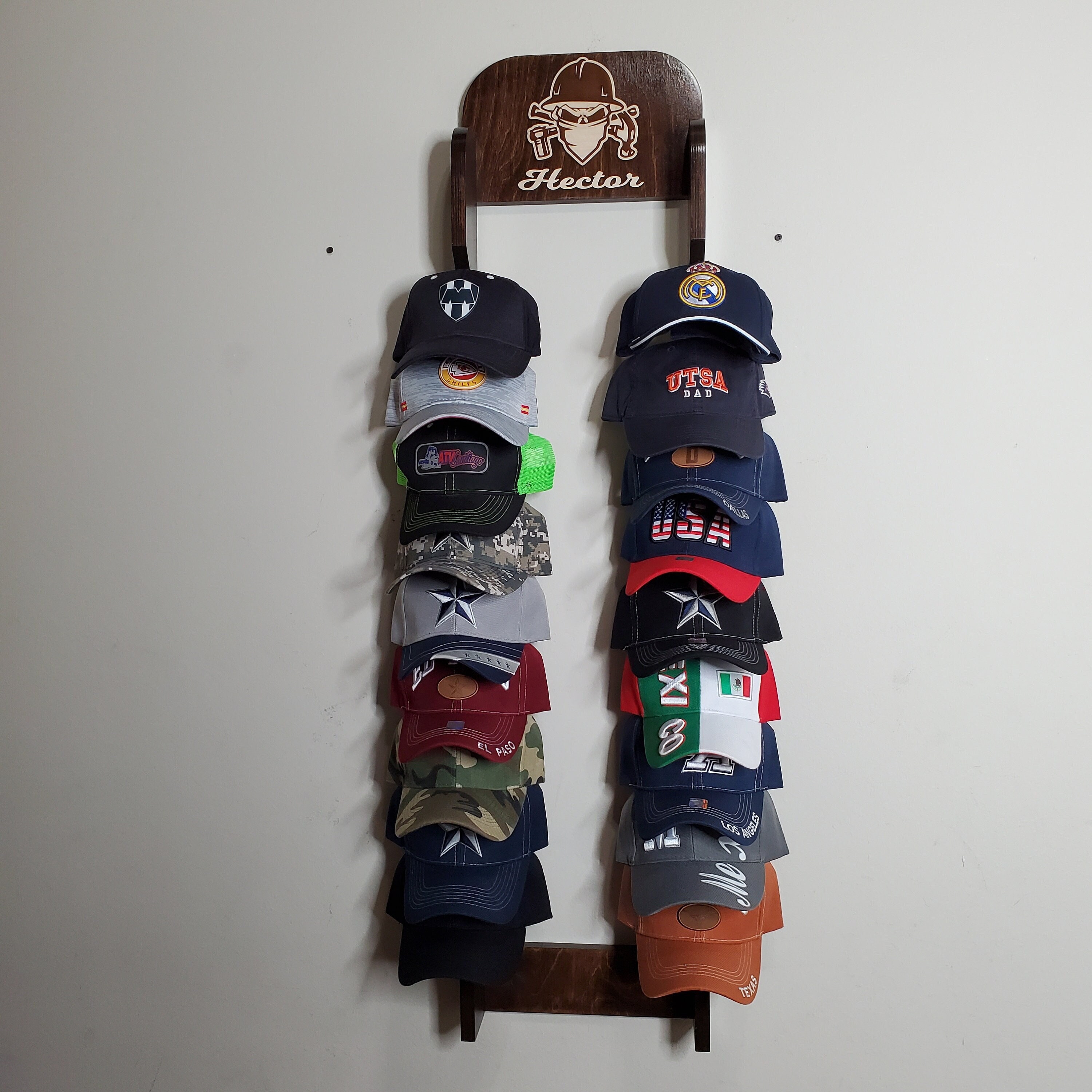 Harley Hat Rack Etsy
