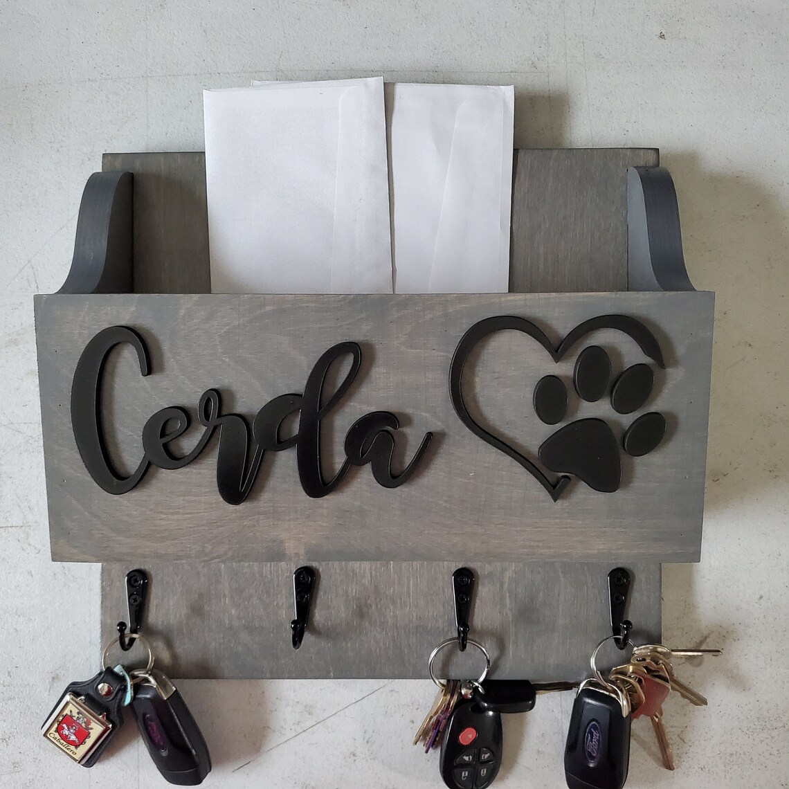 Key Holder Mailbox Indoor Mailbox Mailbox Key Holder Etsy