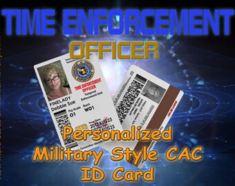 ***VERY RARE*** Movie Prop /"Paranormal Investigator/" Military STYLE ID C.A.C.