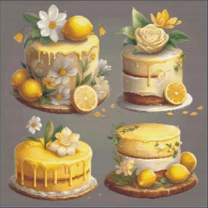 The Lemon Cake Collection - Cross Stitch Patterns