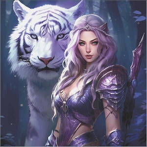 The Huntress - Cross Stitch Pattern