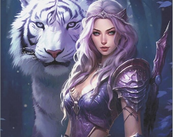 The Huntress - Cross Stitch Pattern