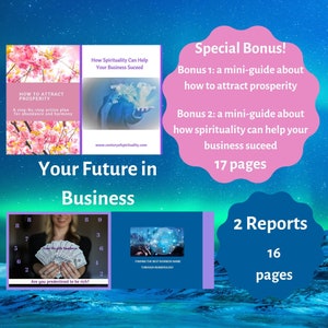 Your Future in Business Package 3 - Numerology Report, Business Numerology, Professional Divination, Motivational guides, Business, Career