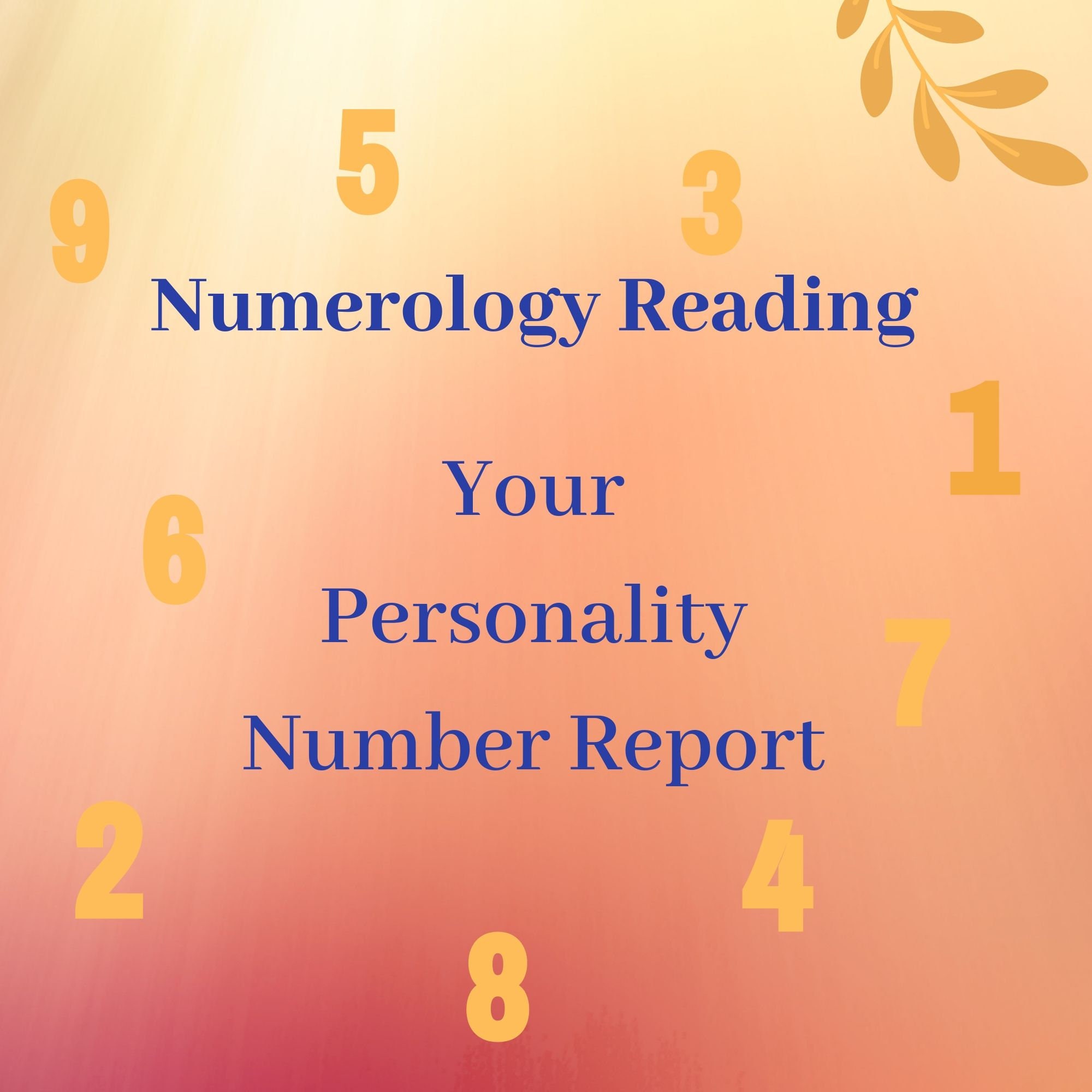 Numerology Reading/personality Number/numerology Report Etsy