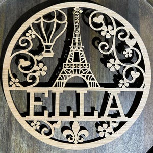 Paris with Custom Name