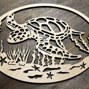 Swimming Sea Turtle