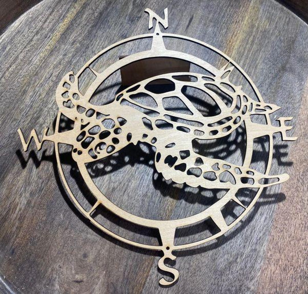 Compass Turtle Compass Turtle - Etsy