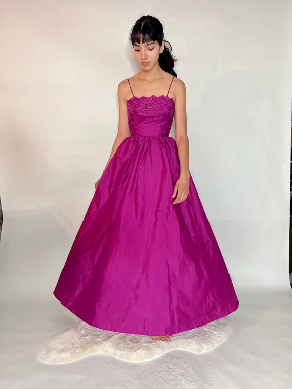 Stunning I.MAGNIN Fuchsia Pink Party Dress