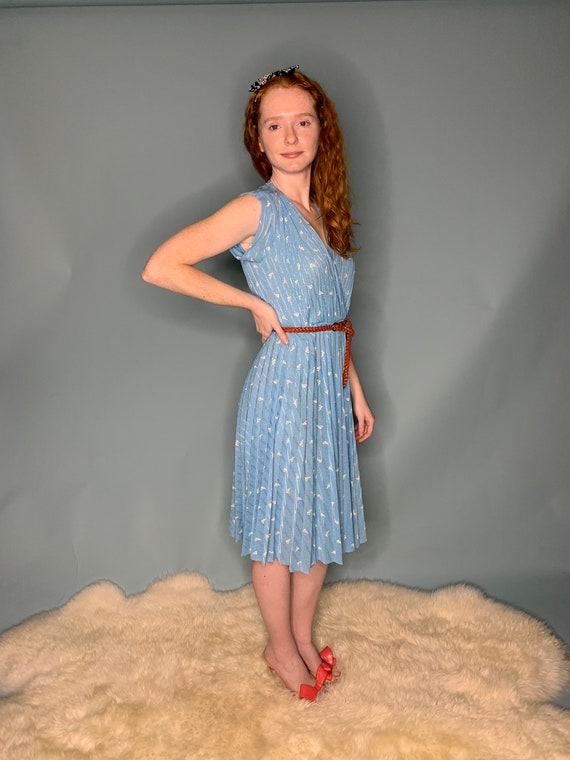 1970's LightWeight Belted Sundress