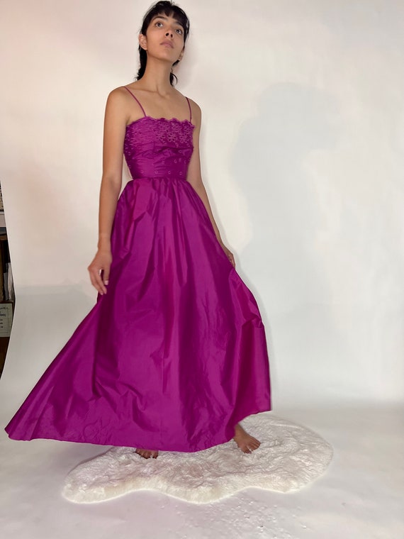 open lace back dress Strapless Hot Pink A-Line Short Party Dress with Appliques – FancyVestido