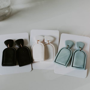 Large Arch dangle Earrings