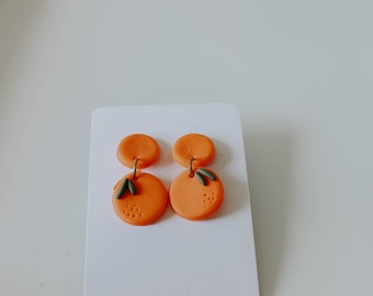 Orange Earrings