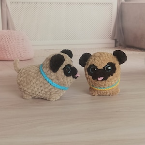 Crochet Pug, Soft Pug