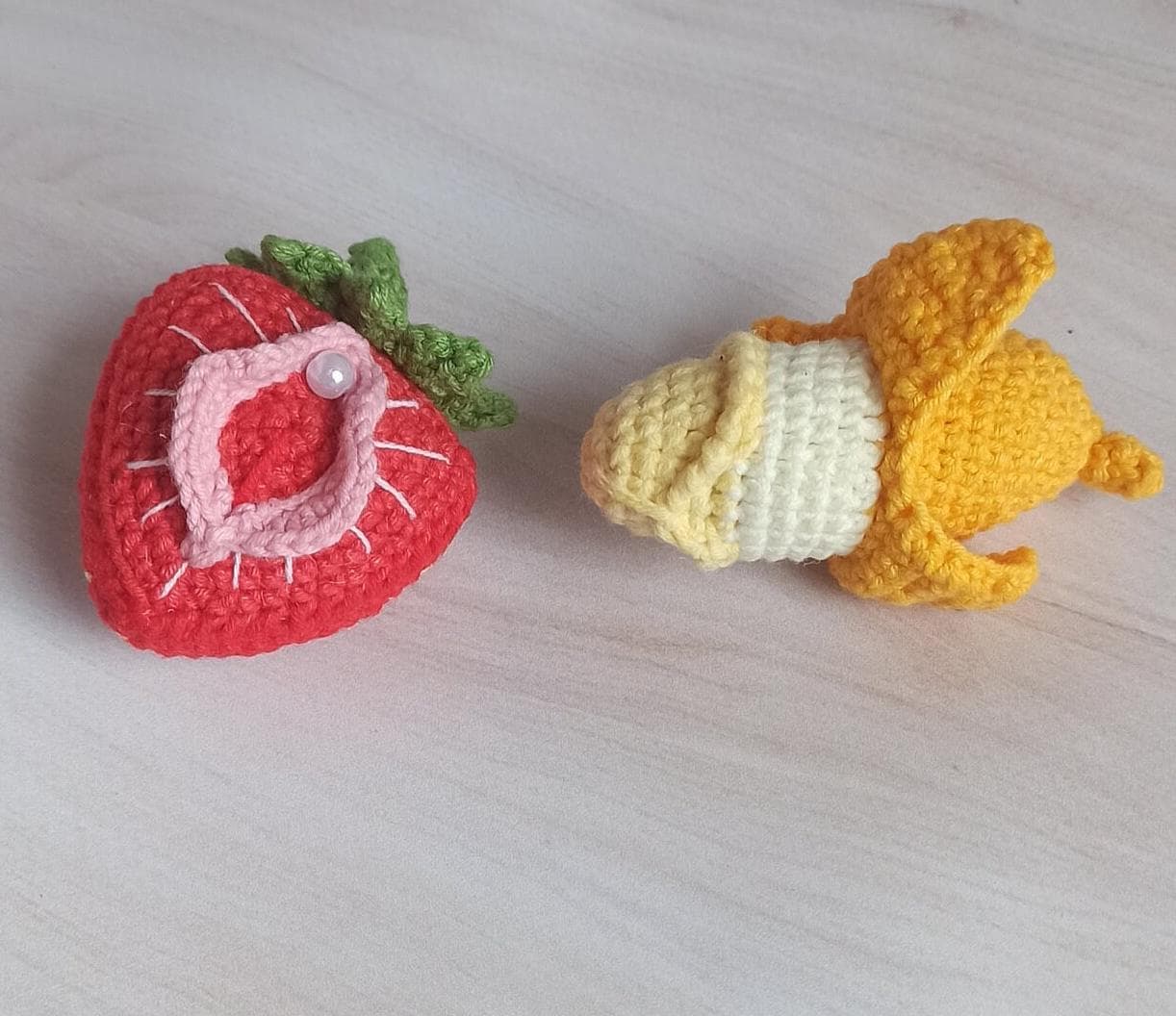 Funny Crochet Fruits Amigurumi: Spicy Gag Gift