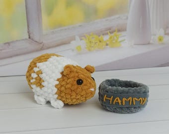 Personalized Plush Hamster Replica, Soft Pet Souvenir