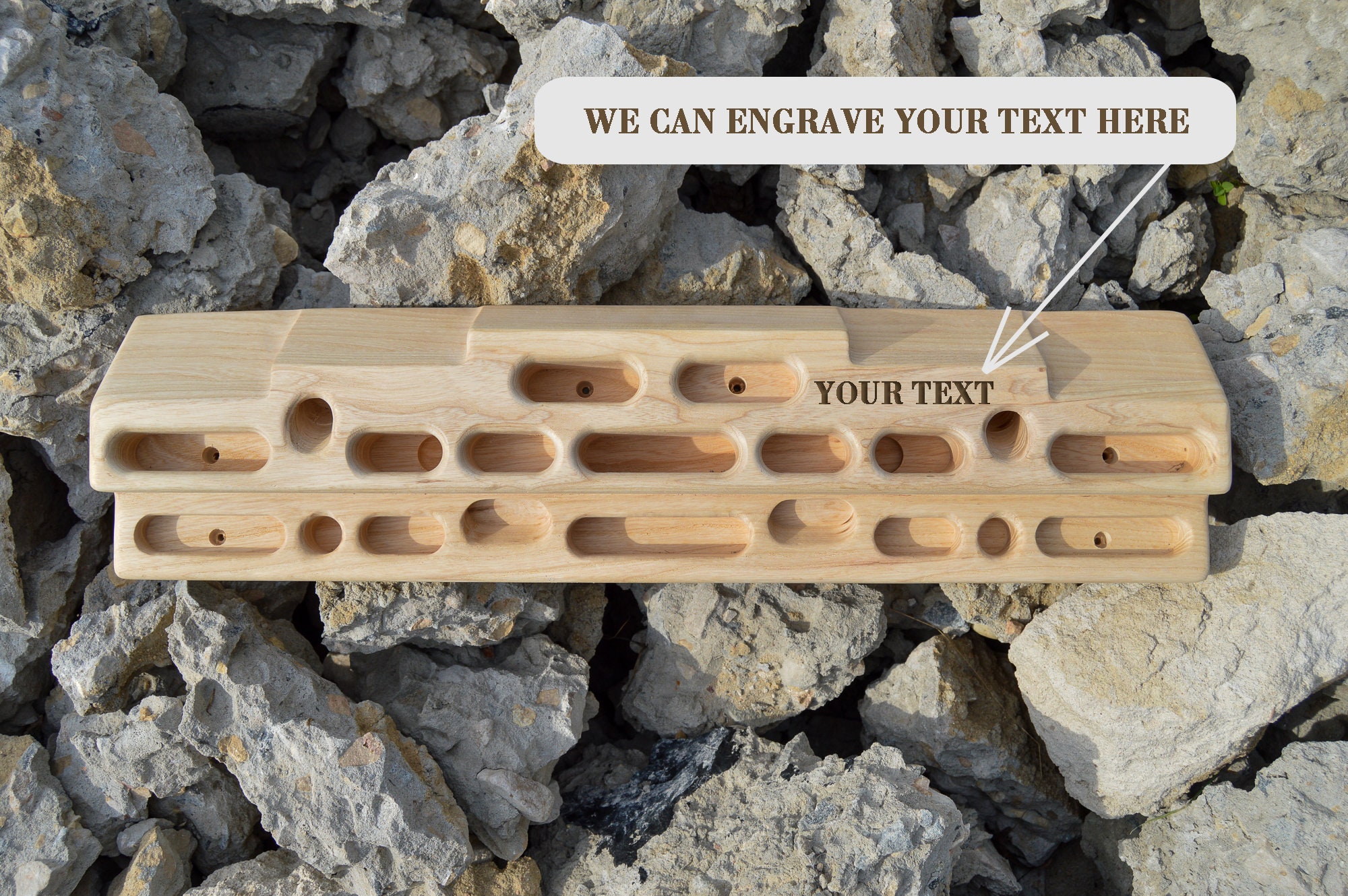 Portable Hangboard Fingerboard for Climbing Training Etsy